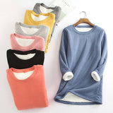 Ladies' fleece pullover with lining – Mira - 5