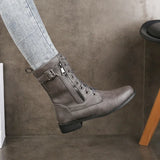 Women's lace-up ankle boots, view 5