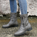 Women's lace-up boots, view 2