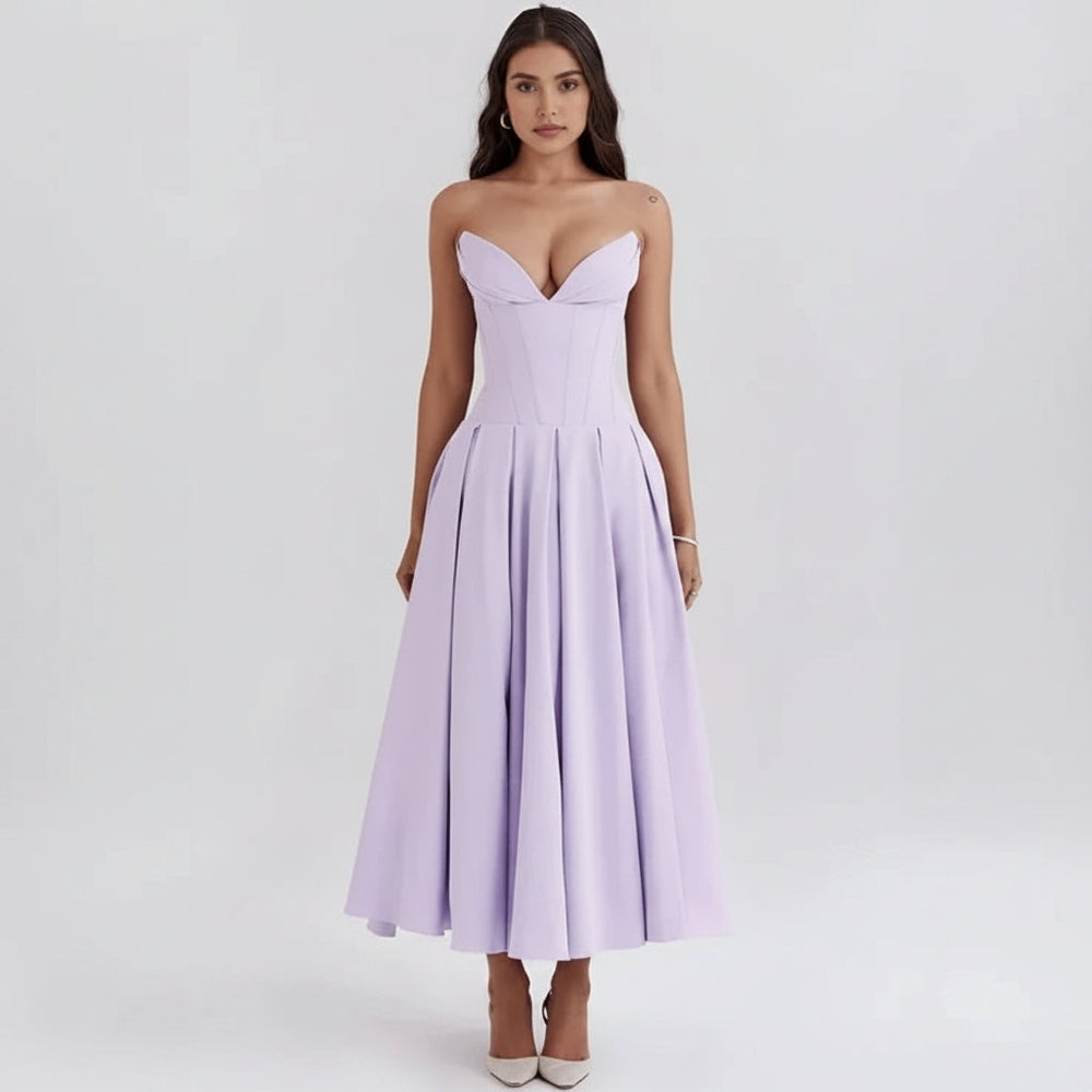 Women's Cocktail Dress Midi Off Shoulder | Party Dress