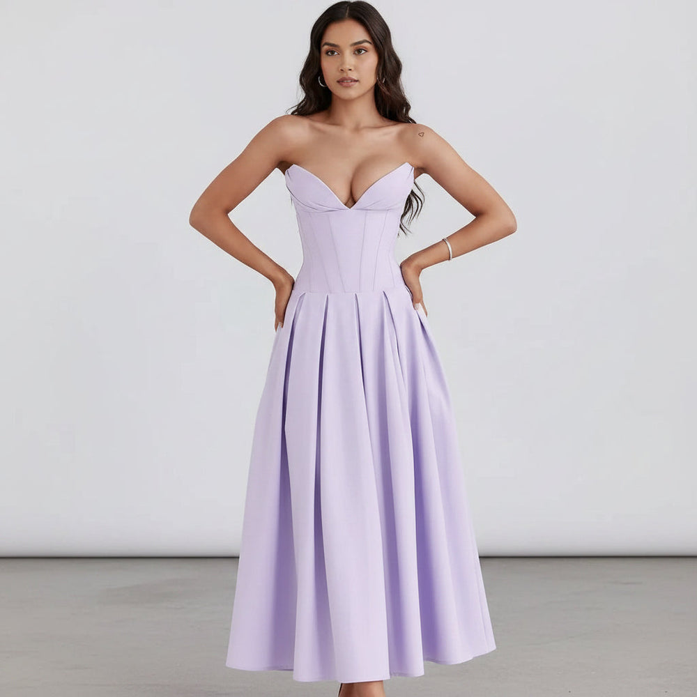 Women's Cocktail Dress Midi Off Shoulder | Party Dress