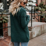 Grace | Women's Cowl-Neck Wrap-Front Cardigan Chunky Knit Sweater - 2
