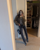 Women's cropped jacket, view 5