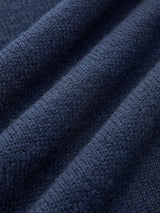 Mia | Women's Denim-Collar Knit Polo Sweater