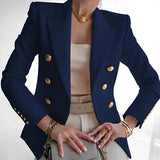 Grace | Women's Double-Breasted Blazer with Gold Buttons