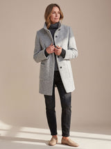 Charlotte | Women's Elegant Winter Coat Stand-Collar Button-Front