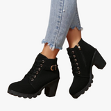 Women's lace-up ankle boots, view 1