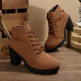 Women's lace-up ankle boots, view 2