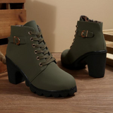Women's lace-up ankle boots, view 3