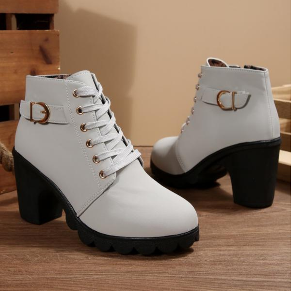 Women's lace-up ankle boots, view 5