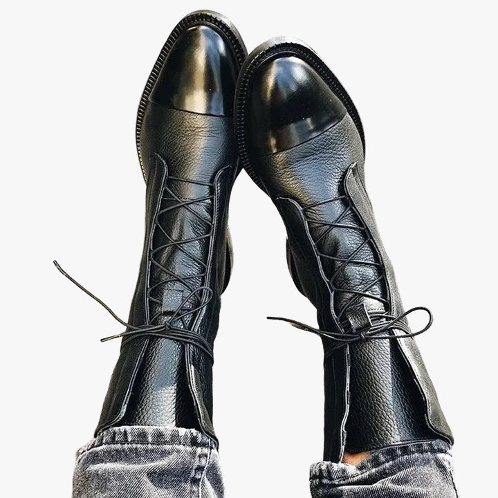 Women's lace-up ankle boots, view 1