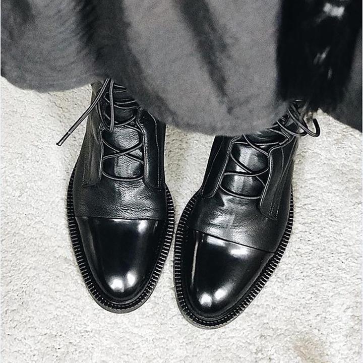 Women's lace-up ankle boots, view 3