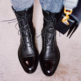 Women's lace-up ankle boots, view 4