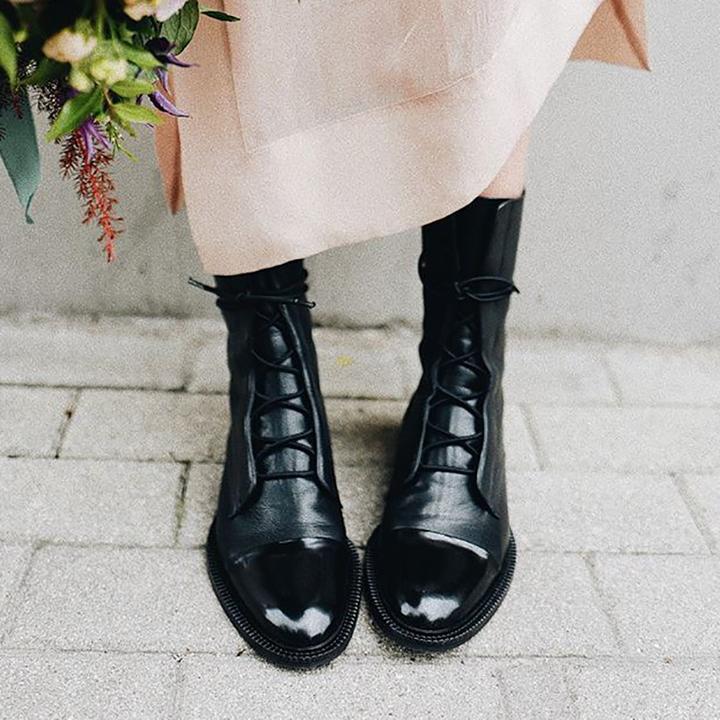 Women's lace-up ankle boots, view 5