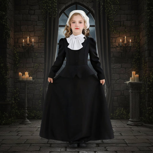 Halloween Costume Dress – Women's Long Sleeve Victorian Gothic Style