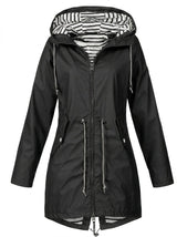 Victoria | Women's Hooded Drawstring Waterproof Rain Coat