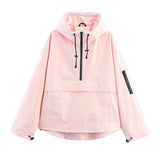 Harper | Women's Hooded Pullover Anorak Quilted Jacket Half-Zip