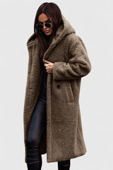 Madison | Women's Jacket Oversized Long Teddy Fleece Winter Coat