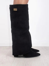 Women's buckle strap boots, view 2