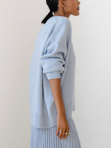 Cozy Women's Knit Pullover Sweater - Crew Neck with Rib Trim - Stylish & Comfortable Knitwear