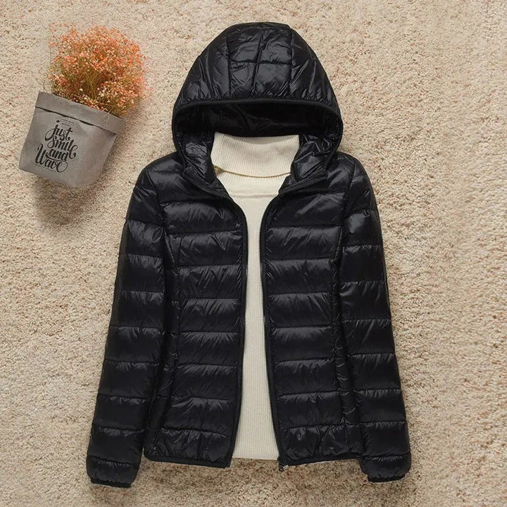 Eleanor | Women's Lightweight Hooded Quilted Jacket Packable Puffer