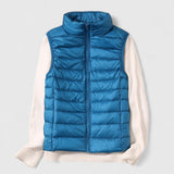 Amelia | Women's Lightweight Quilted Sleeveless Puffer Vest Zip-Up