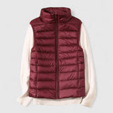 Amelia | Women's Lightweight Quilted Sleeveless Puffer Vest Zip-Up