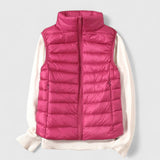 Amelia | Women's Lightweight Quilted Sleeveless Puffer Vest Zip-Up