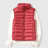 Amelia | Women's Lightweight Quilted Sleeveless Puffer Vest Zip-Up