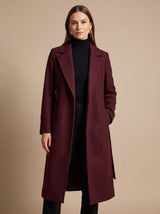 Isabella | Women's Long Belted Wrap Winter Coat