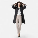 Mia | Women's Mid-Length Wool-Blend Double-Breasted Trench Coat