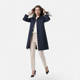 Mia | Women's Mid-Length Wool-Blend Double-Breasted Trench Coat