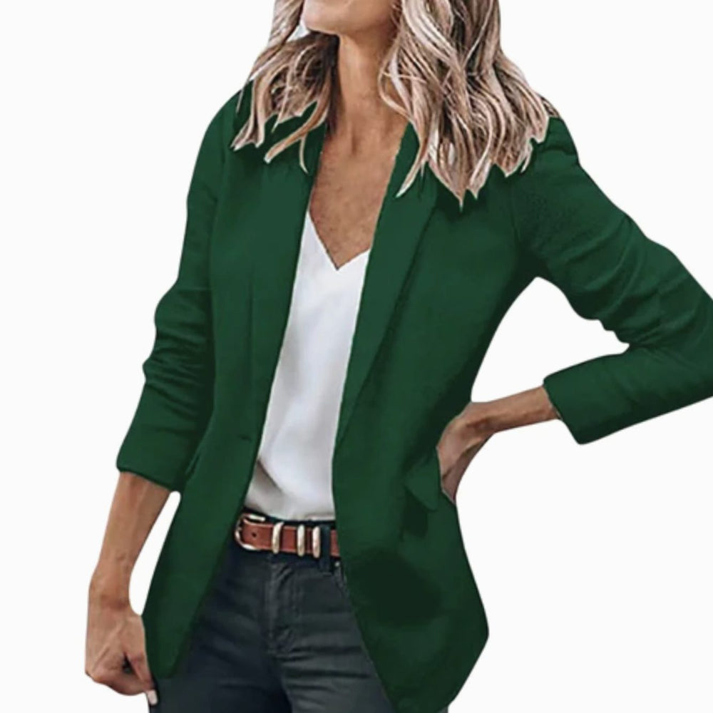 Victoria | Women's Open Front Long-Sleeve Work Blazer - 11