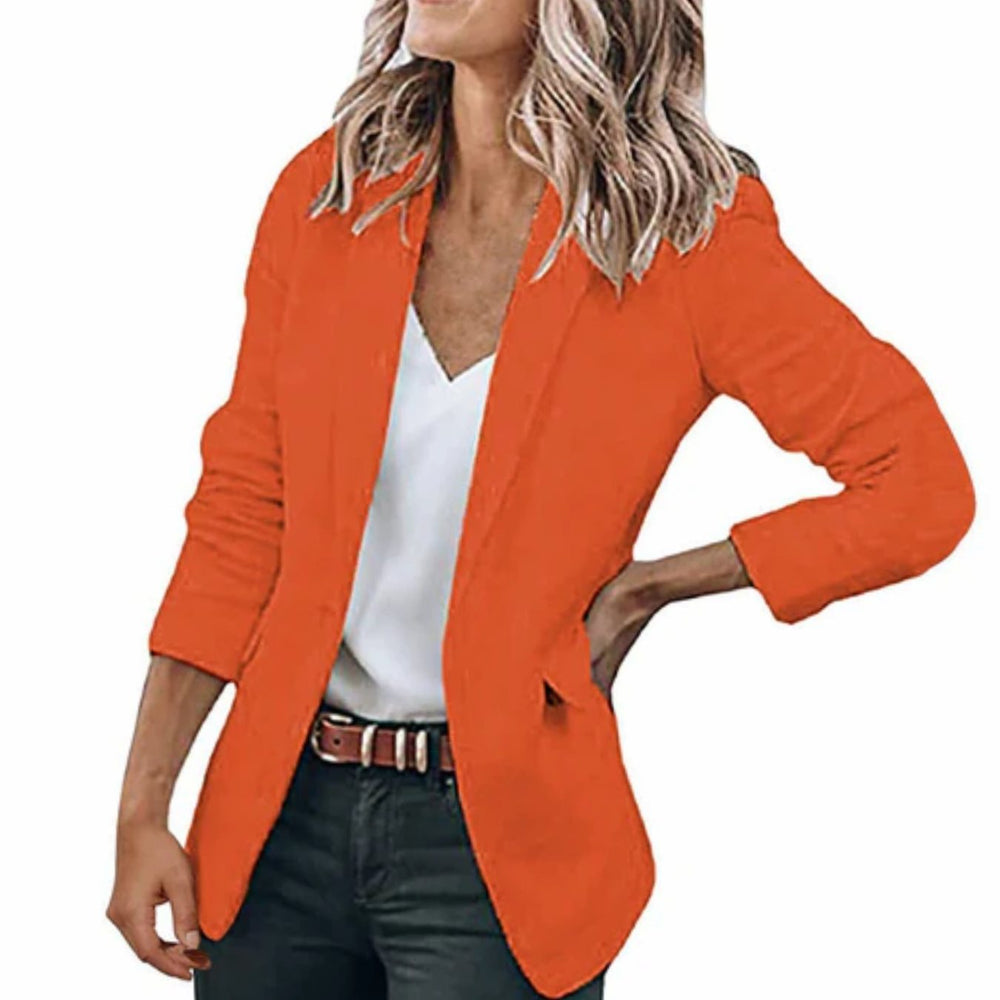 Victoria | Women's Open Front Long-Sleeve Work Blazer - 13