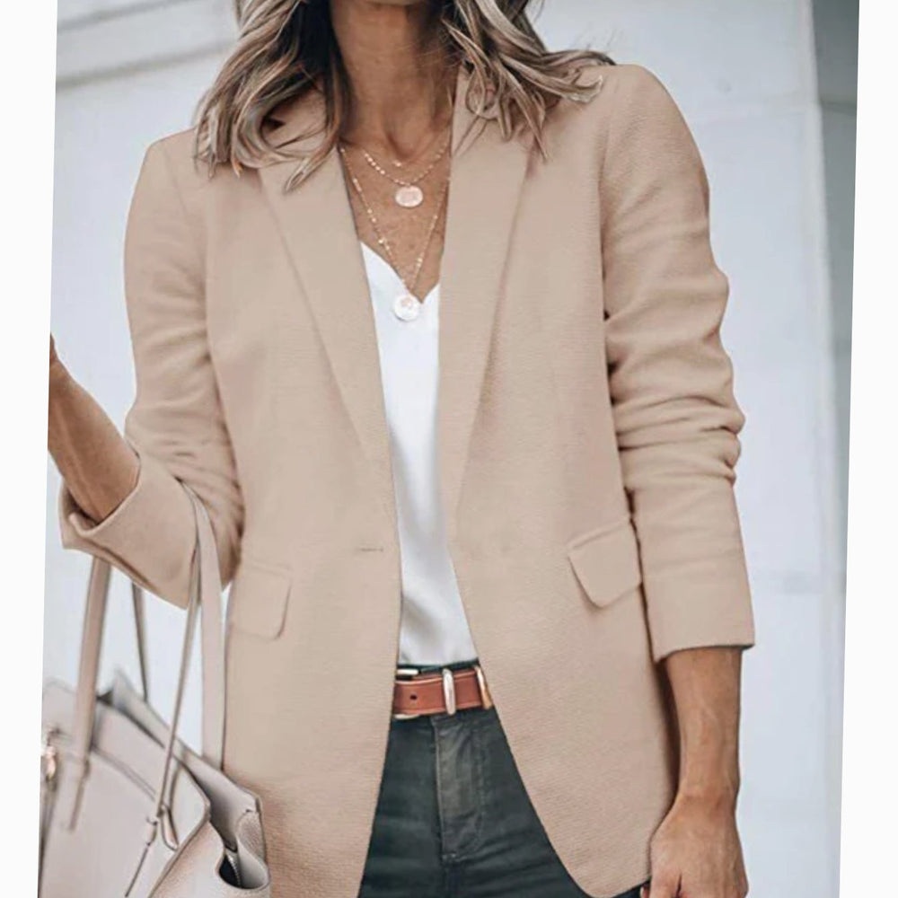 Victoria | Women's Open Front Long-Sleeve Work Blazer - 17