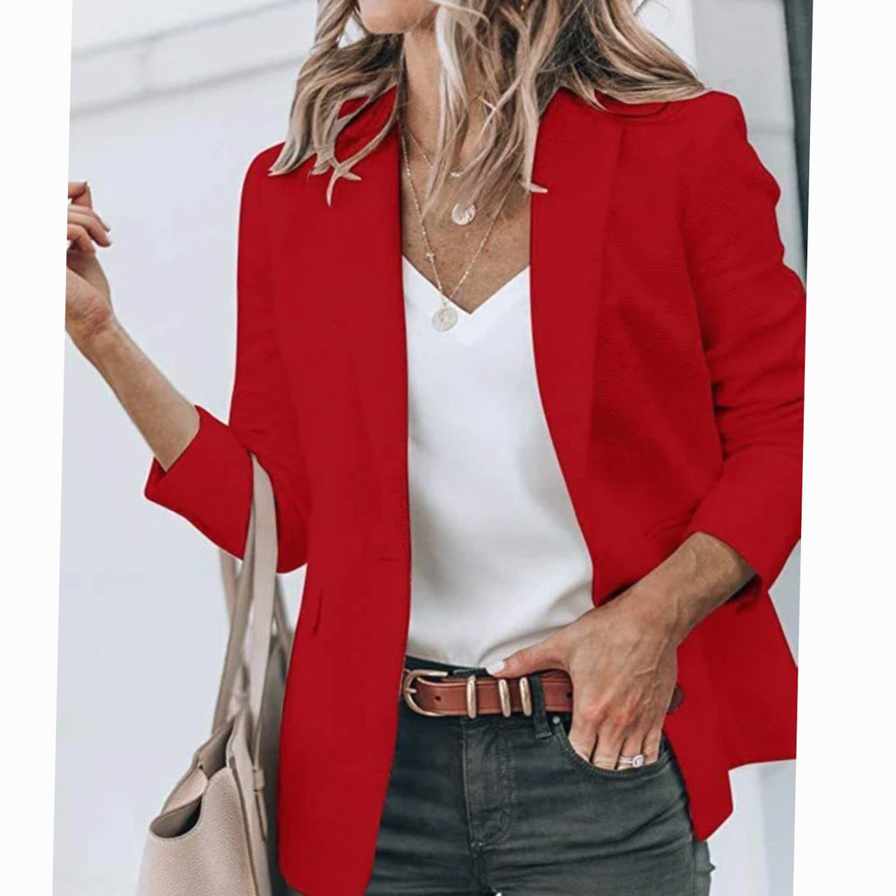Victoria | Women's Open Front Long-Sleeve Work Blazer - 18