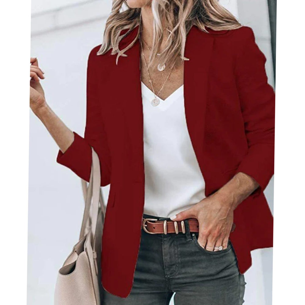 Victoria | Women's Open Front Long-Sleeve Work Blazer - 19