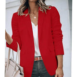 Victoria | Women's Open Front Long-Sleeve Work Blazer - 6