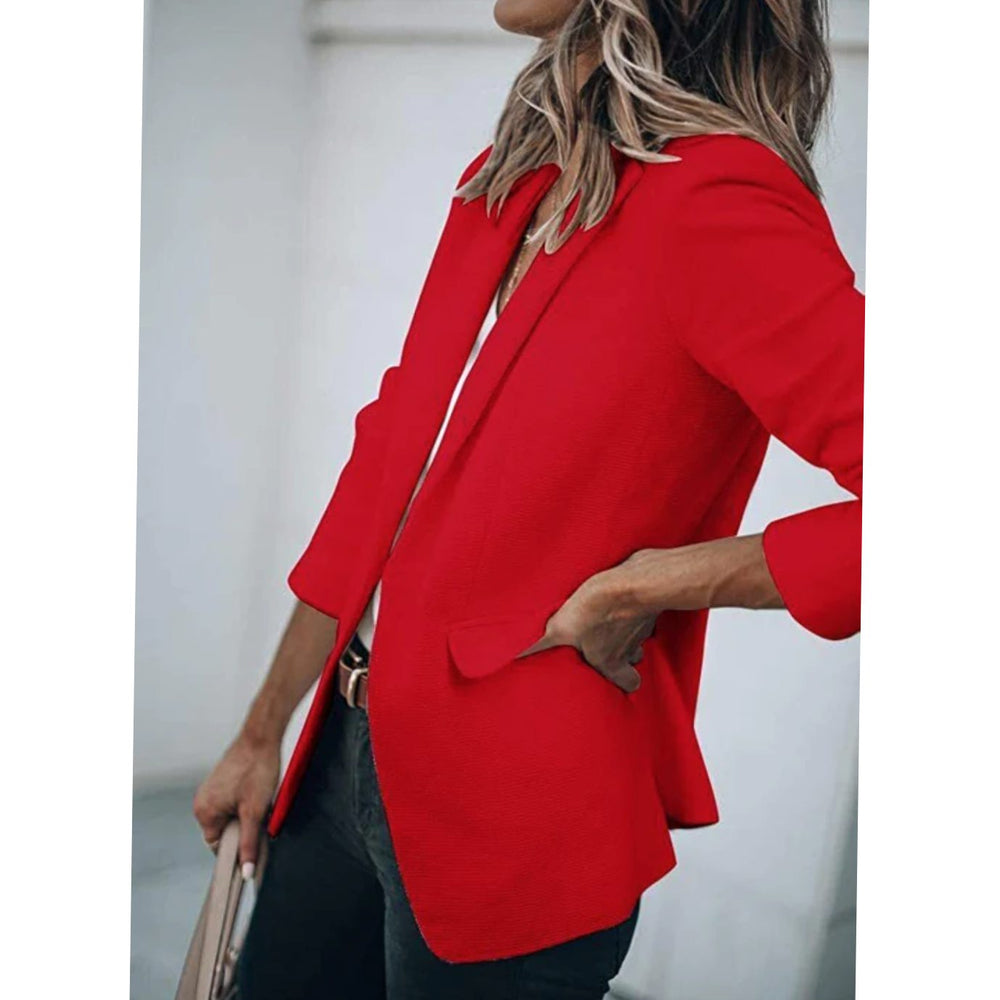 Victoria | Women's Open Front Long-Sleeve Work Blazer - 7