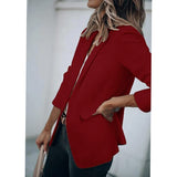 Victoria | Women's Open Front Long-Sleeve Work Blazer - 8