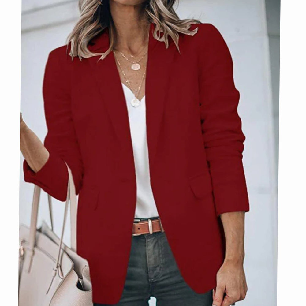 Victoria | Women's Open Front Long-Sleeve Work Blazer - 9