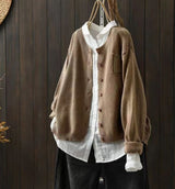Aria | Women's Oversized Button-Front Knit Cardigan Sweater