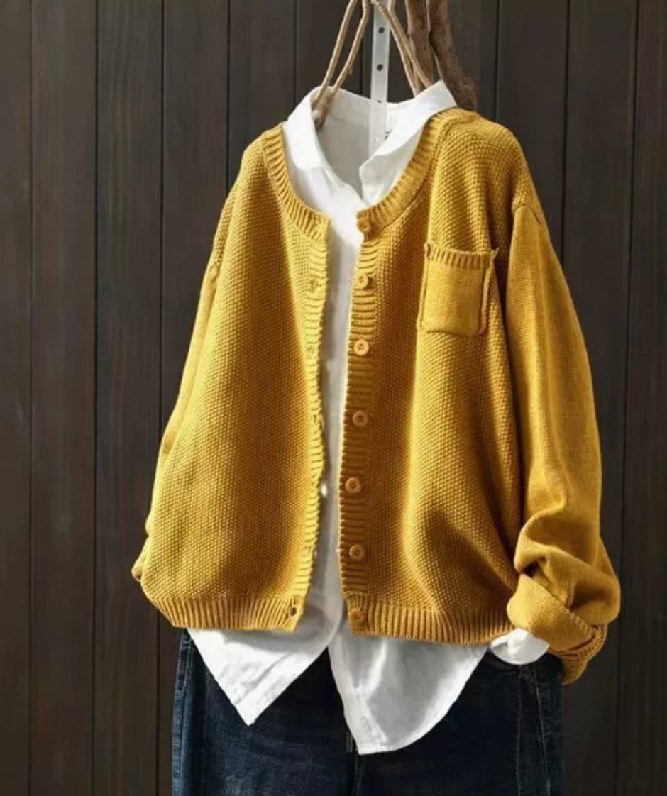 Aria | Women's Oversized Button-Front Knit Cardigan Sweater