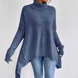 Victoria | Women's Oversized Cashmere Turtleneck Pullover Sweater