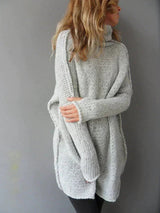 Olivia | Women's Oversized Chunky Knit Turtleneck Sweater