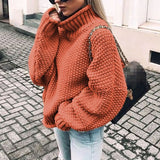 Layla | Women's Oversized Chunky Knit Turtleneck Sweater