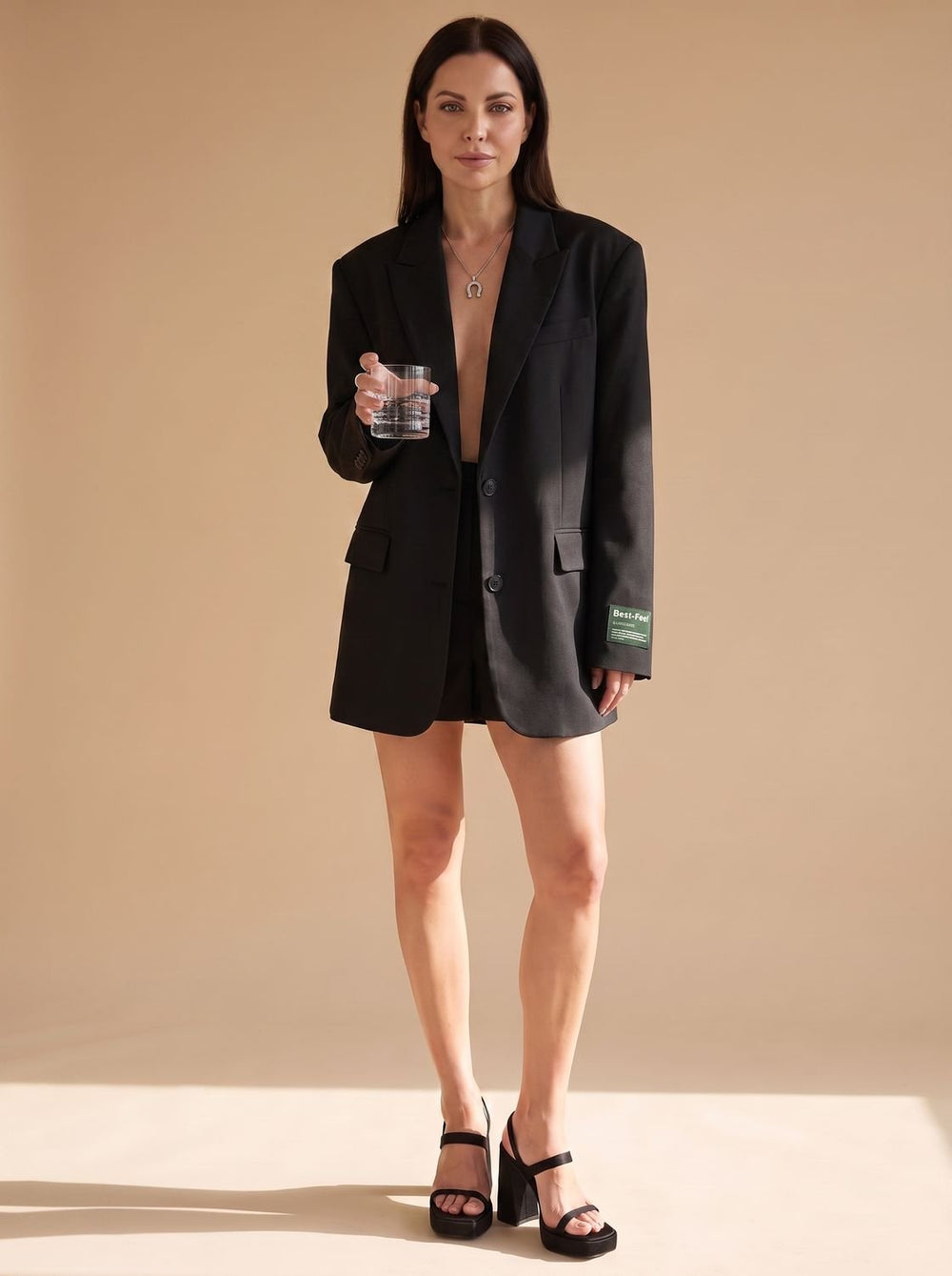 Mia | Women's Oversized Classic Notch-Lapel Tailored Blazer