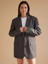 Mia | Women's Oversized Classic Notch-Lapel Tailored Blazer