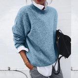 Madison | Women's Oversized Crew Neck Soft Knit Sweater