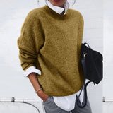 Madison | Women's Oversized Crew Neck Soft Knit Sweater